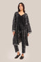 Striped jacquard pants with narrow-bottom